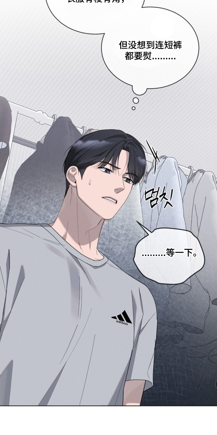 无色的恋人漫画,第12章：熨衣服4图