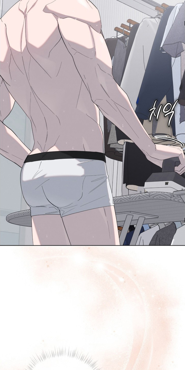 无色的恋人漫画,第12章：熨衣服2图