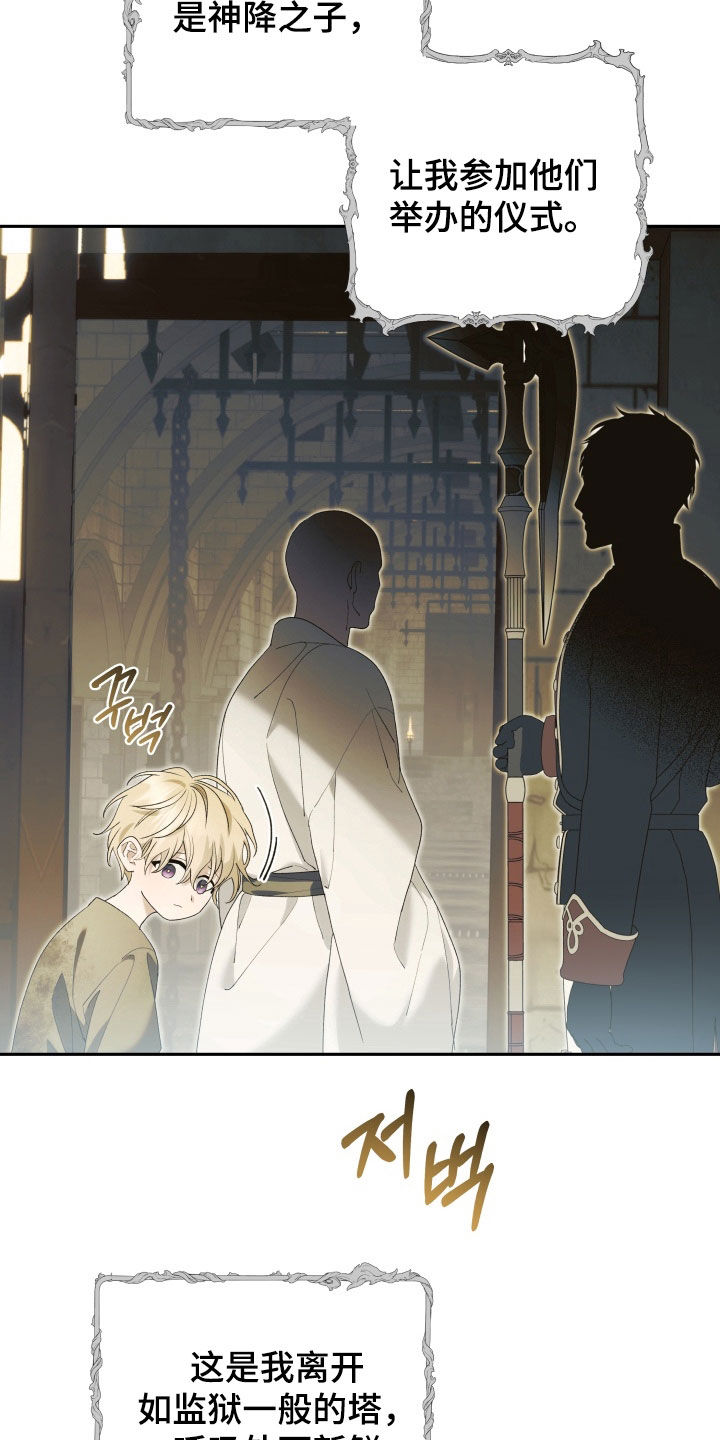 神坠之夜结局漫画,第27章：神降之子1图