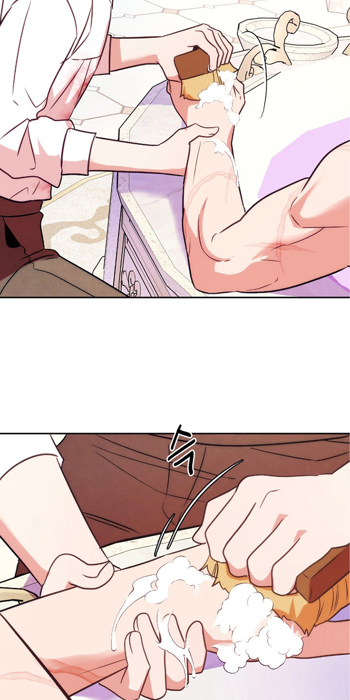 少爷的金鱼仆从漫画,第22章：擦拭1图