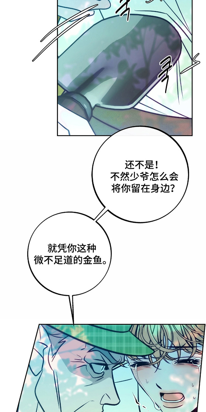 少爷的金鱼仆从漫画,第15章：微笑的样子1图