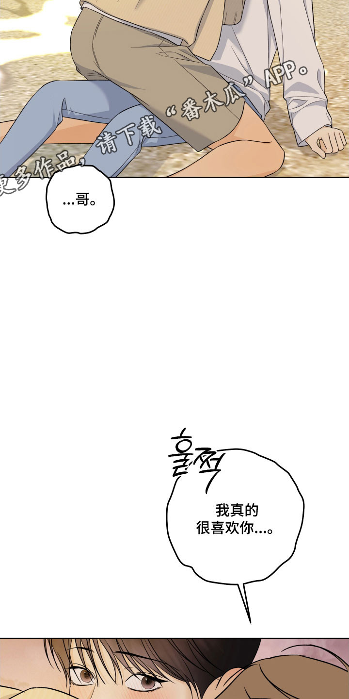 药店pop海报新手友好风漫画,第52章：我也喜欢你2图