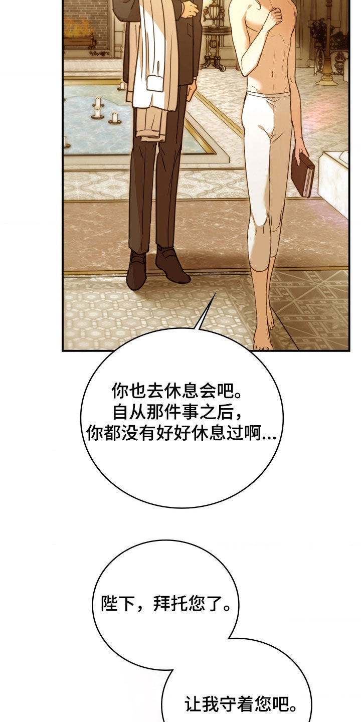 任由亡灵族攻破天启城?漫画,第48章：让我守着您3图