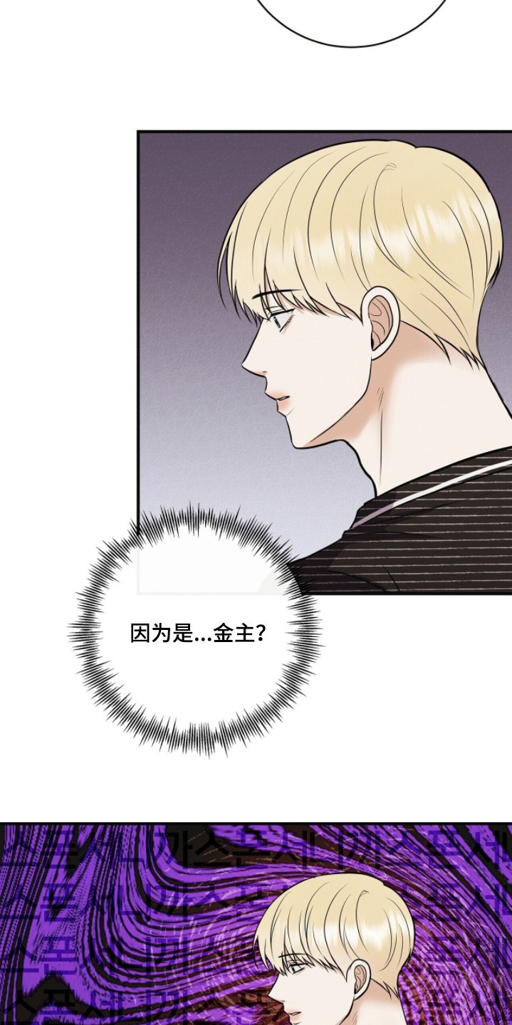 金主请下单表情包漫画,第74章：在想什么1图