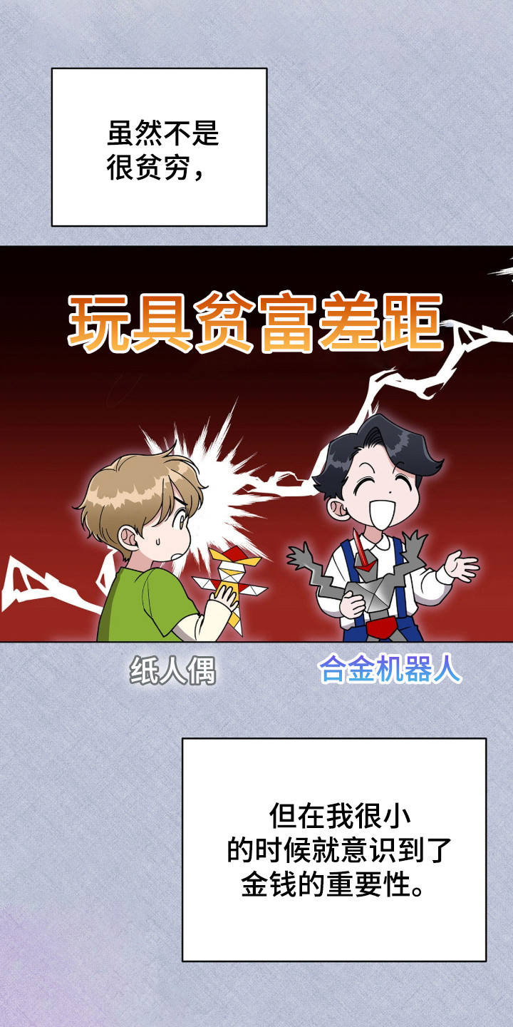 拜金王子男主漫画,第1章：金钱的重要性4图