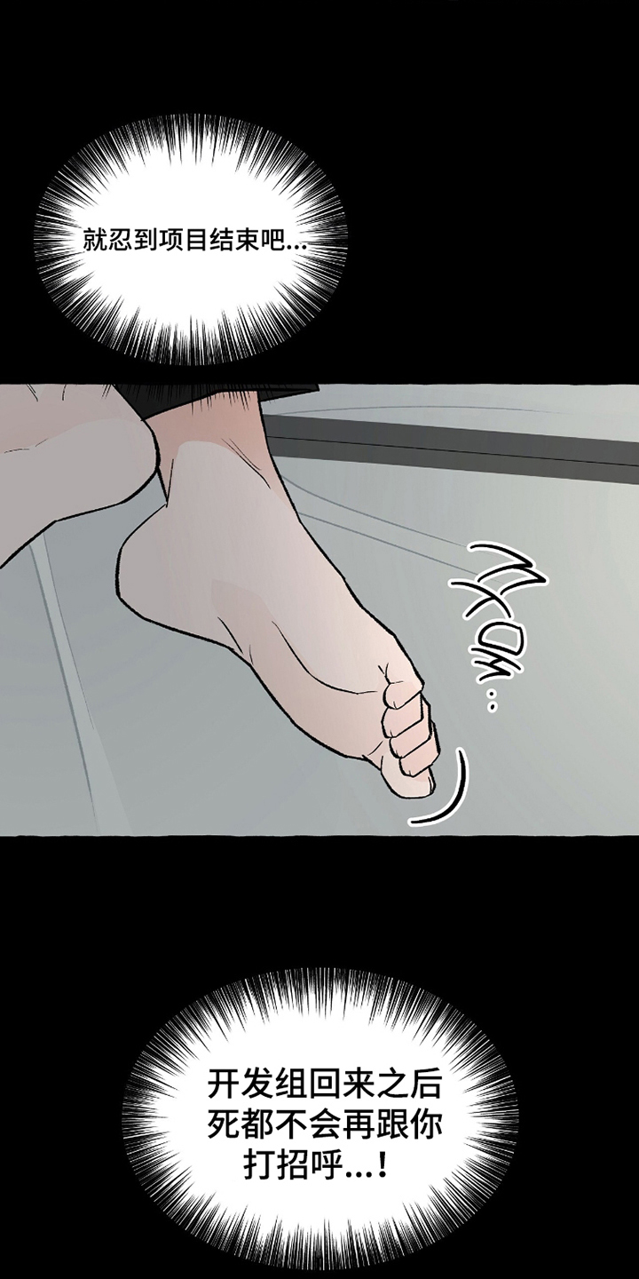 我的同事是冰山漫画,第20章：忍耐2图