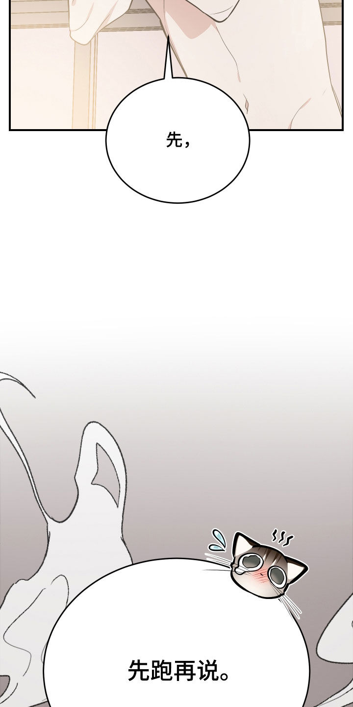 野猫的命定人类漫画,第42章：先跑再说5图