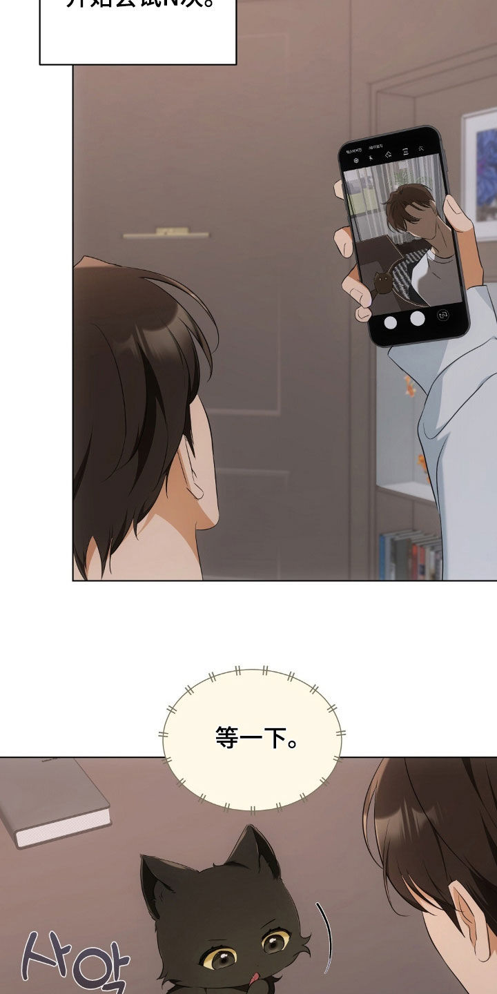 我的黑猫少年漫画,第25章：拍照4图