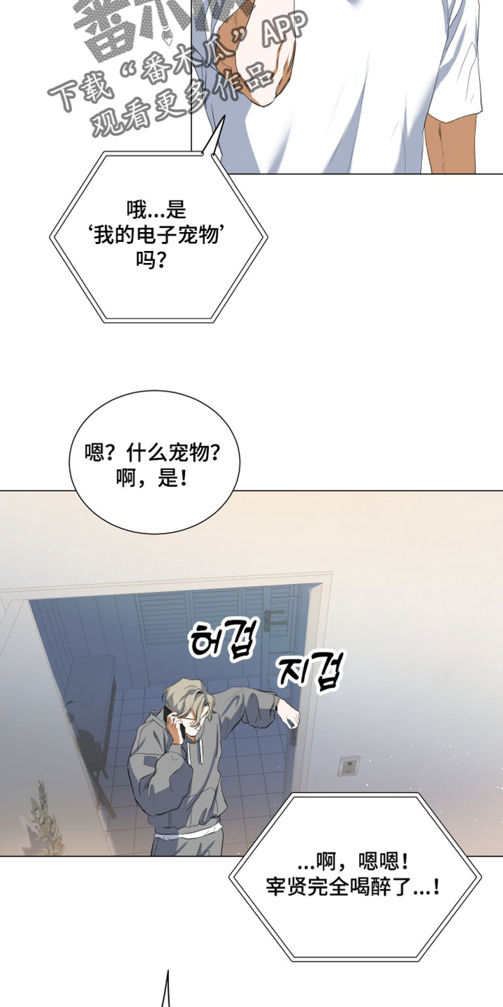 纯血人和混血人区别漫画,第13章：我的电子宠物1图