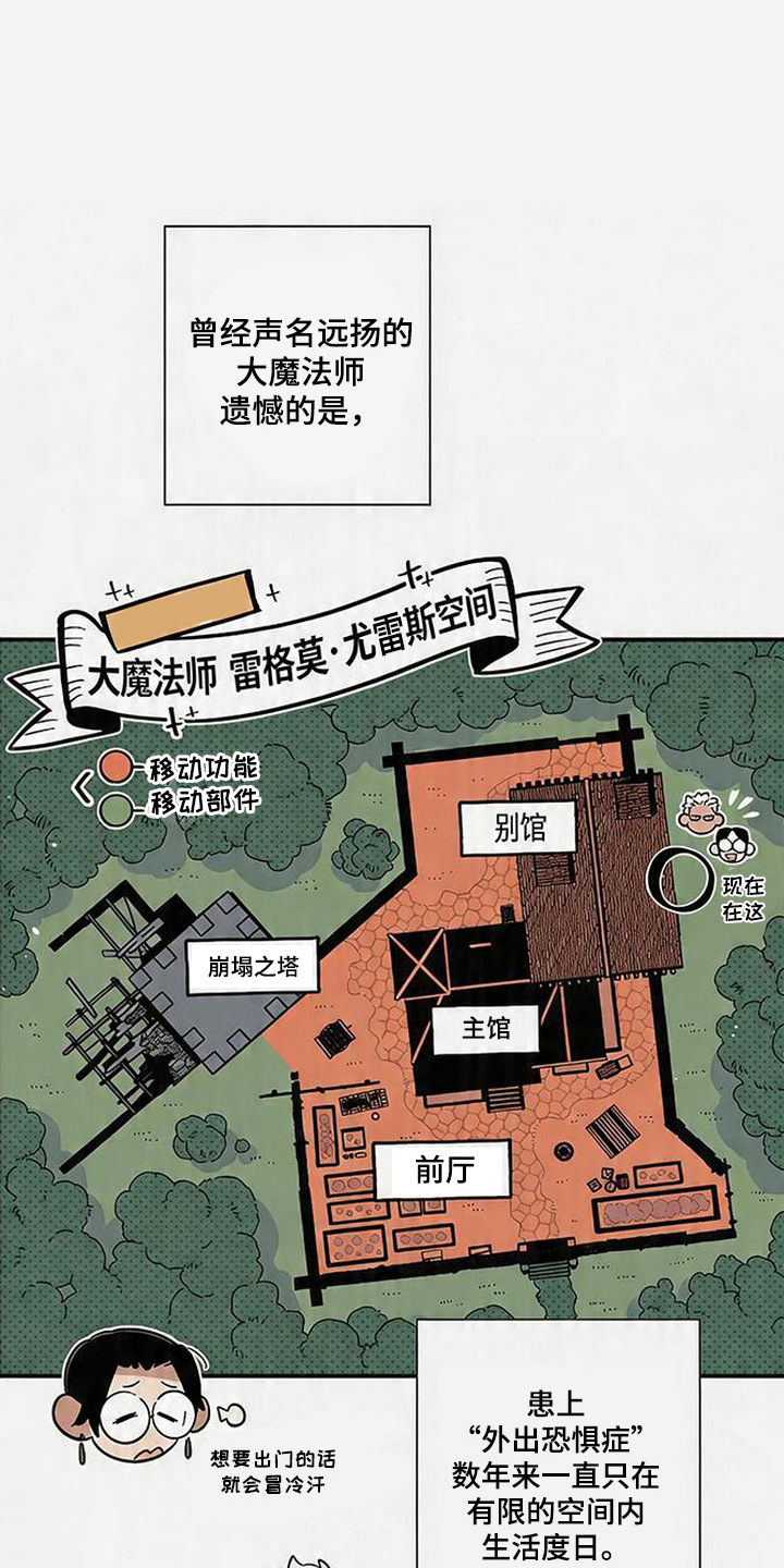 隐居的魔法师漫画,第1章：隐居1图