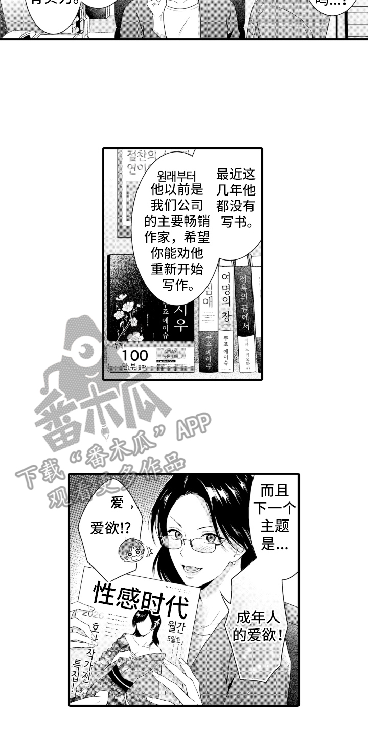 私密取材漫画,第1章：爱爱小说1图