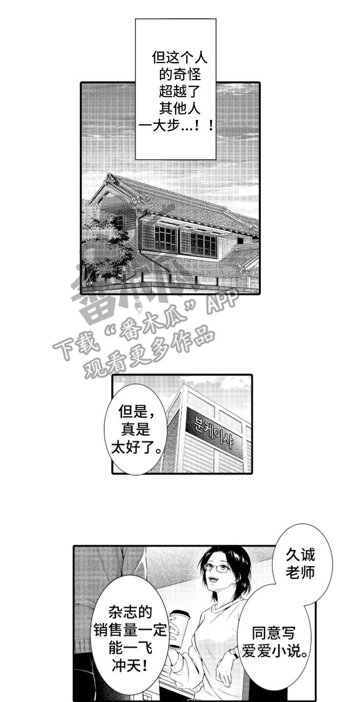私密取材漫画,第3章：小说的方案1图