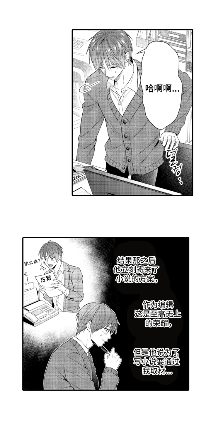 私密取材漫画,第3章：小说的方案4图