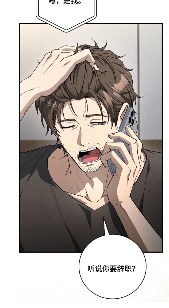 ab标记过程漫画,第70章：听说要辞职5图
