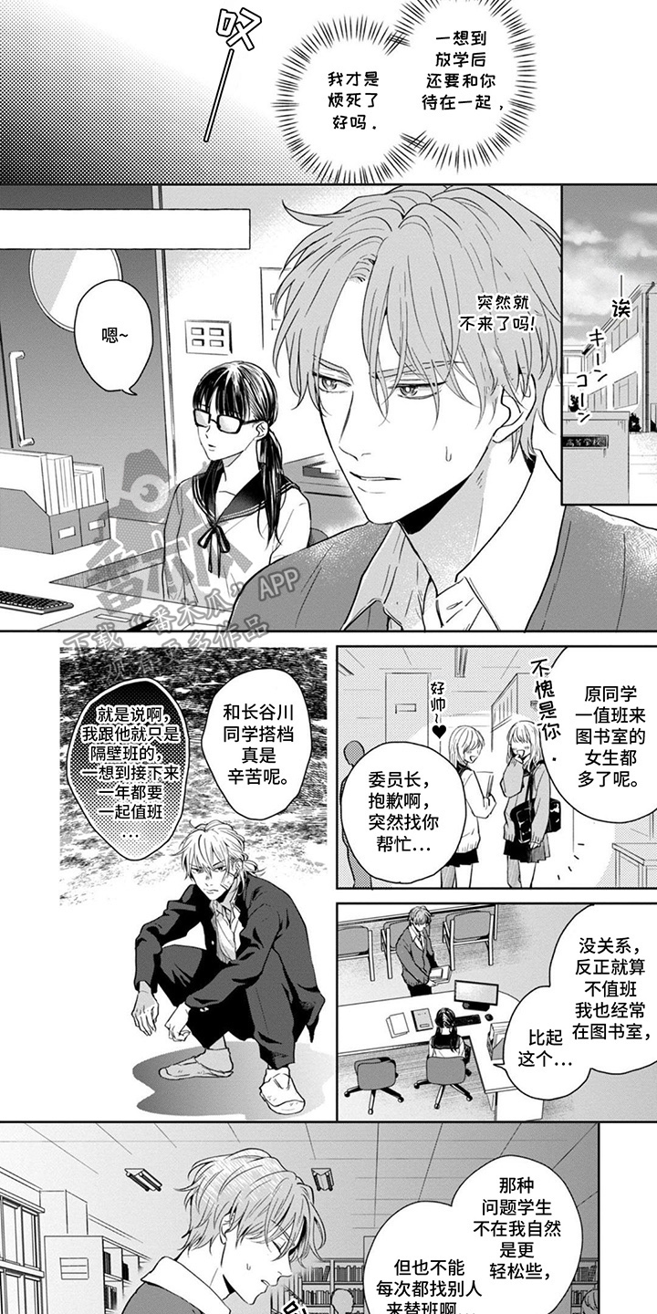 图书室的忠犬漫画,第1章：图书委员3图