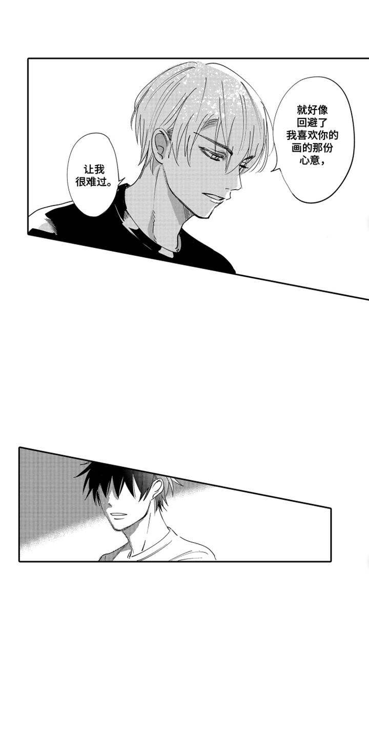 岸边读信国语版下载漫画,第7章：喜欢你的画2图