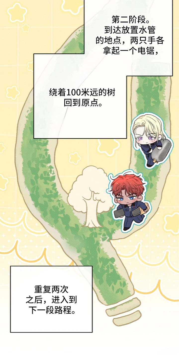 炽热的读音标准漫画,第22章：体能比赛4图