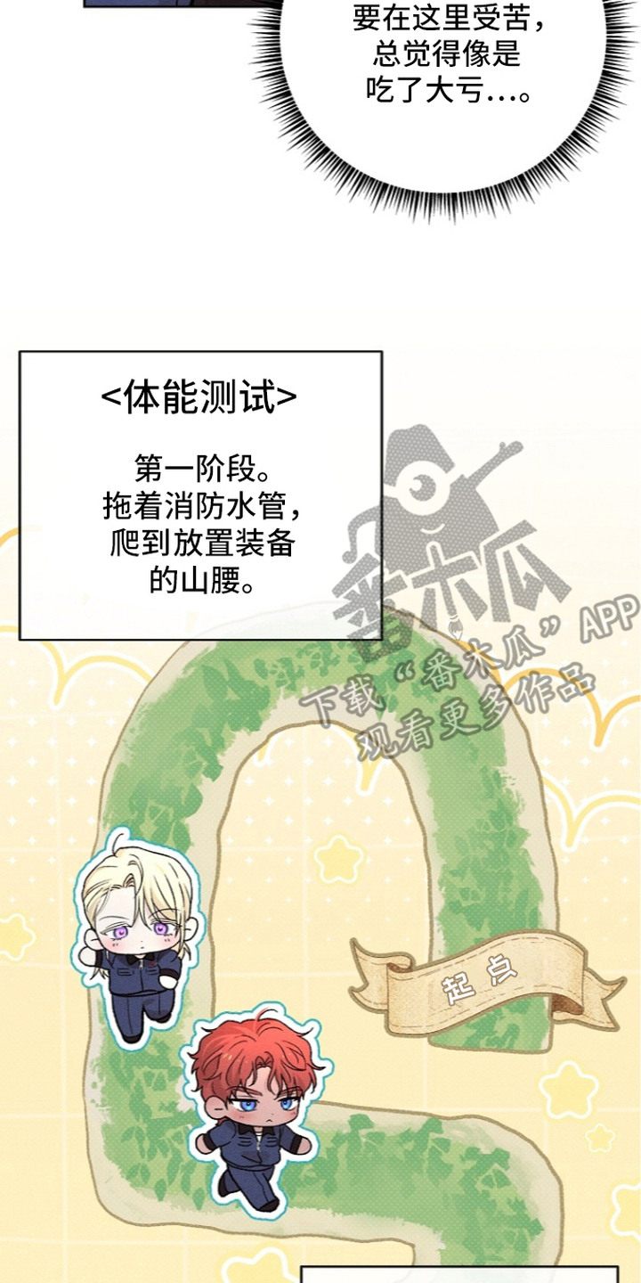 炽热的读音标准漫画,第22章：体能比赛3图