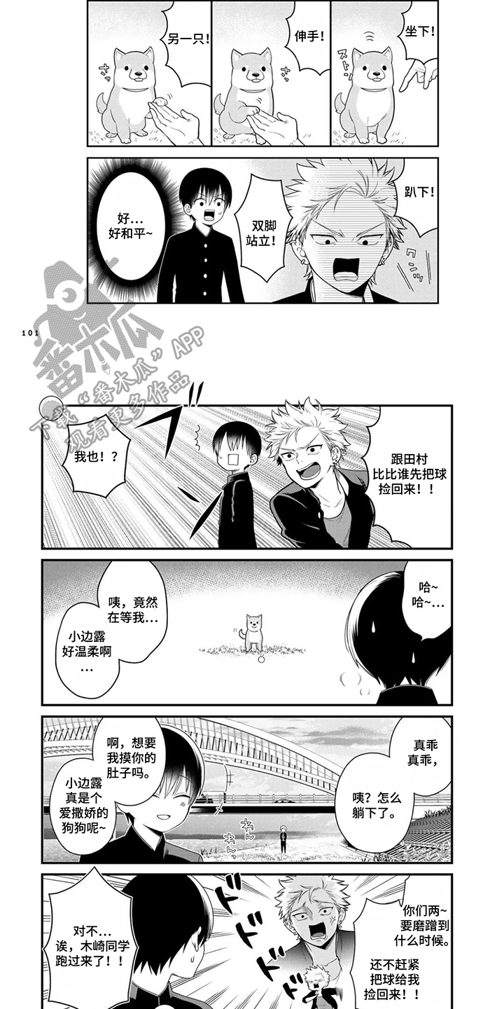不良与犬漫画,第10章：散步2图