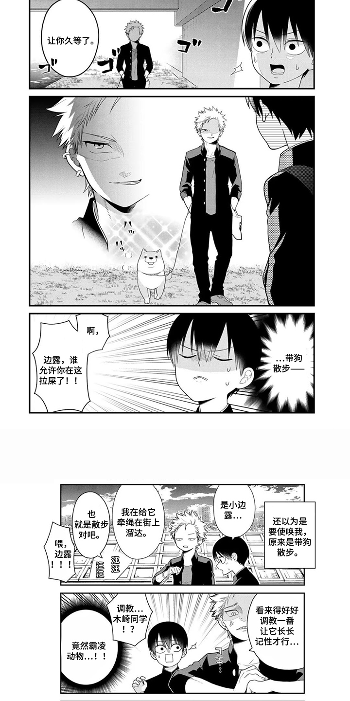 不良与犬漫画,第10章：散步1图