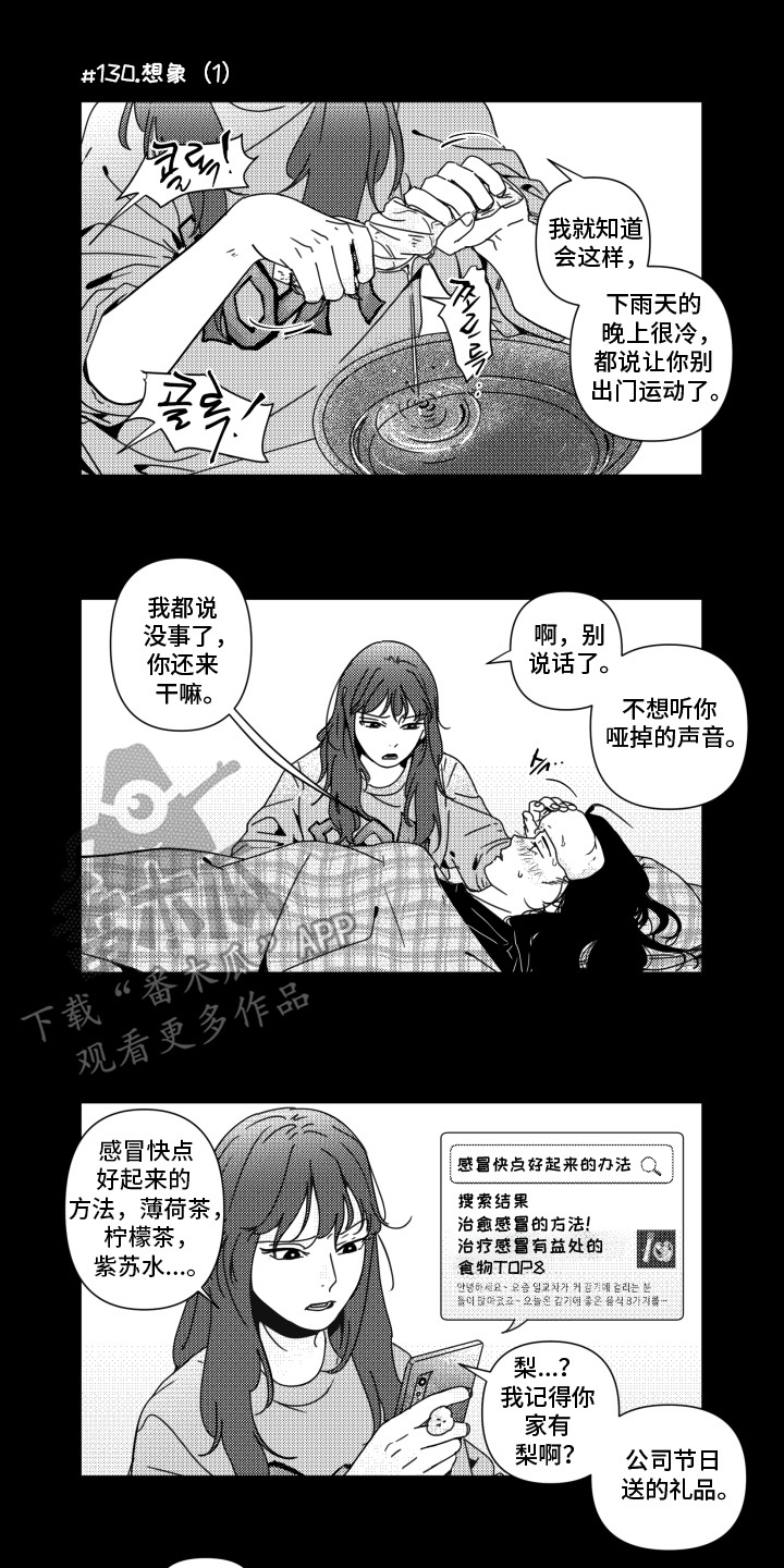 旧爱易燃漫画,第15章：想象2图