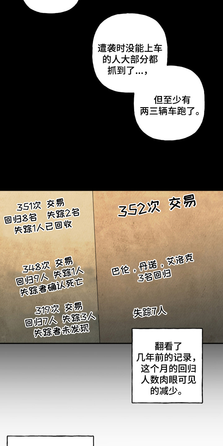 赤沙囚途漫画,第3章：交易团4图