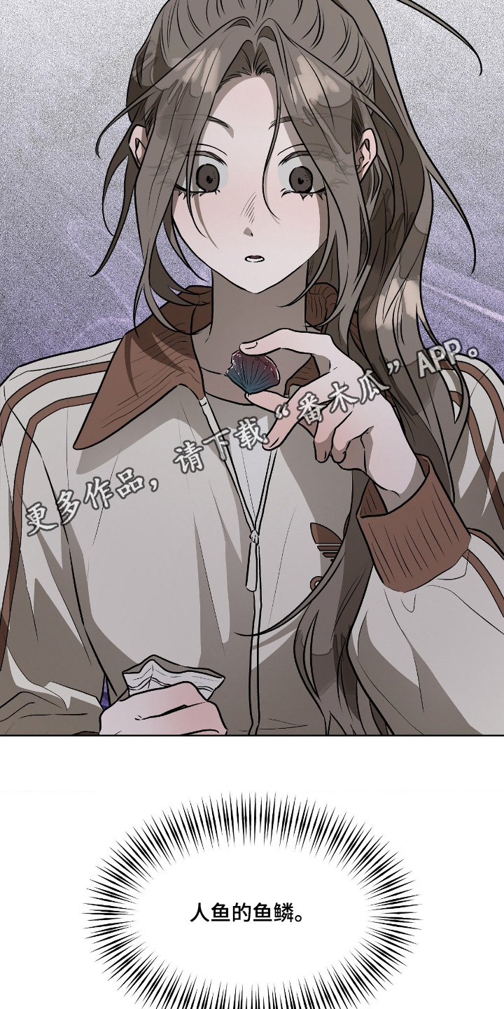 钓鱼也能钓到人鱼吗漫画漫画,第25章：捡到的2图