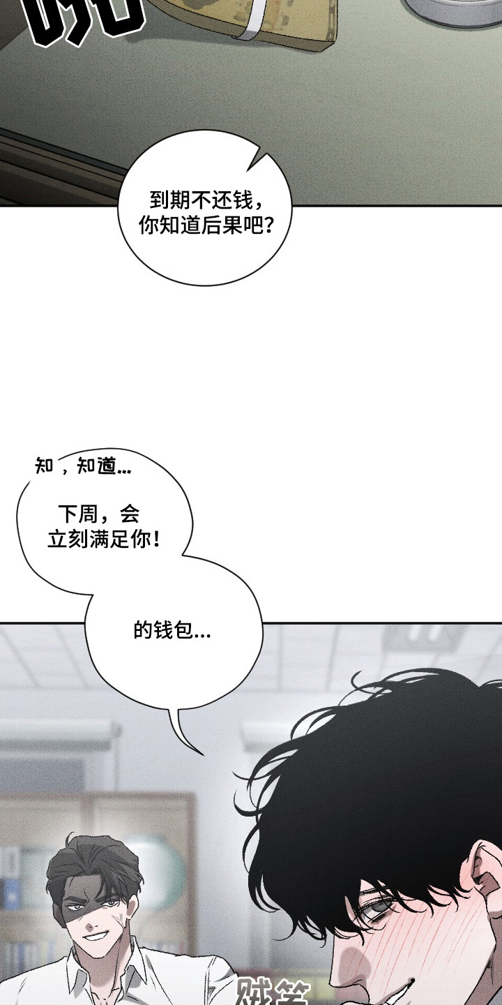 侵蚀痴缠讨债人漫画,第1章：借钱2图